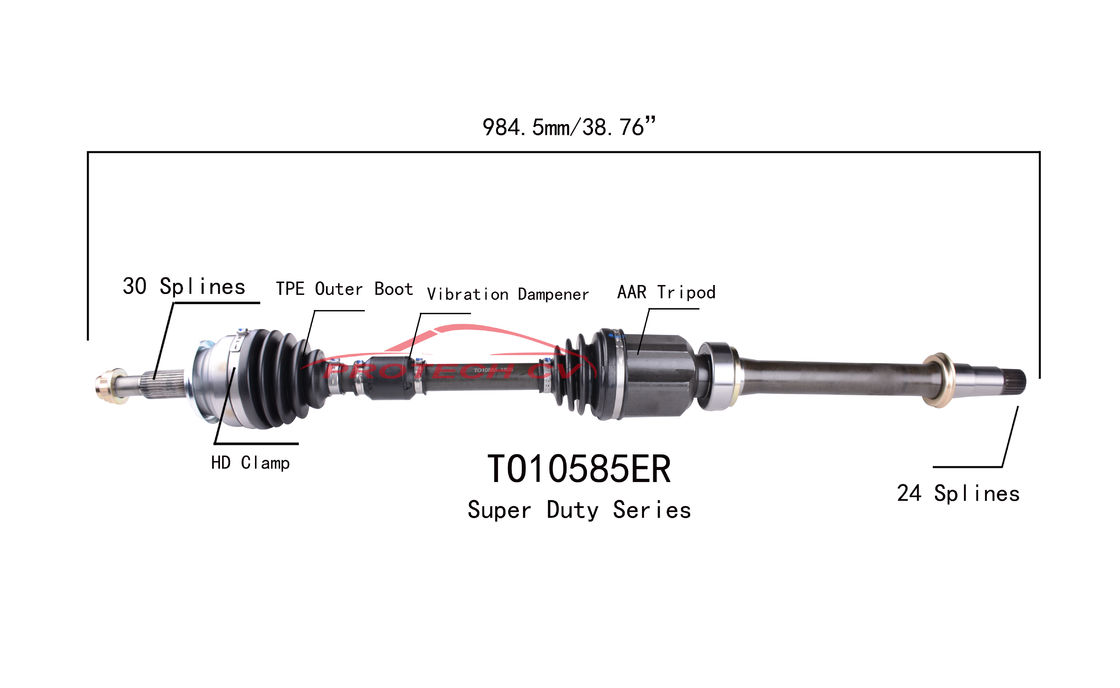 Toyota RAV4 Cv Axle Left And Right Cv Complete Assembly  Cold Forging Grinding